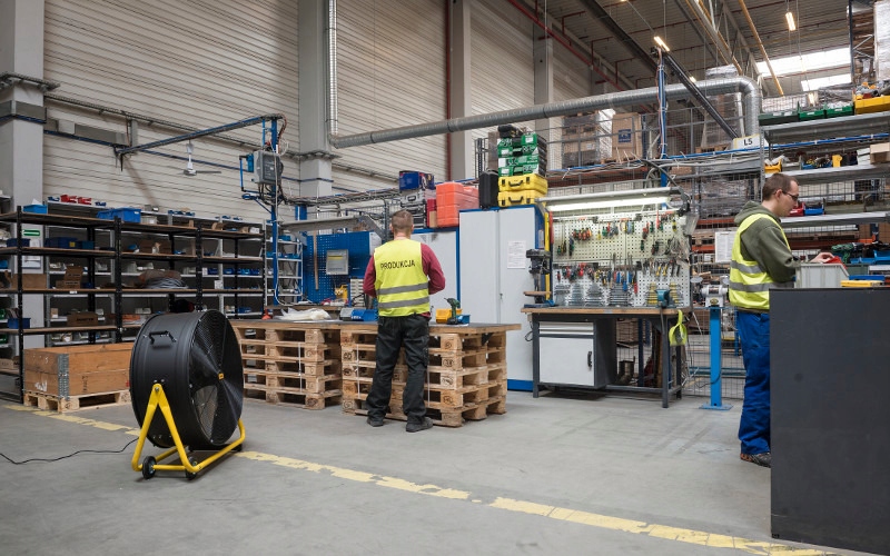 WENTYLATOR OSIOWY DMUCHAWA MASTER DF30P 10200 M3/H Rodzaj osiowy