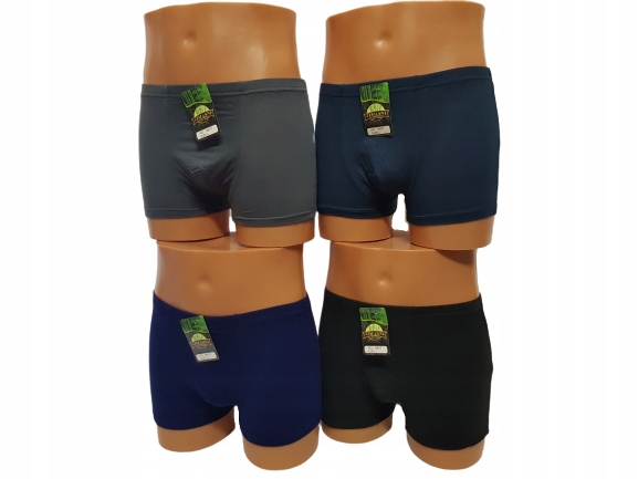 10 x BAMBUSOWE ANTYBAKTERYJNE BOKSERKI MĘSKIE M Fason Bokserki