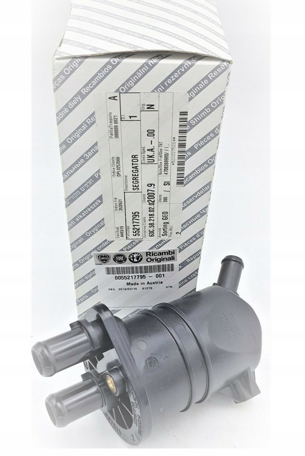 

Separator oleju Fiat Stilo 1.9 150 Km
