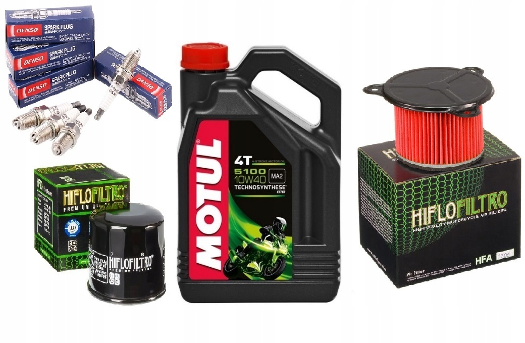OLEJ MOTUL FILTRY ŚWIECE HONDA XL 600 TRANSALP -00