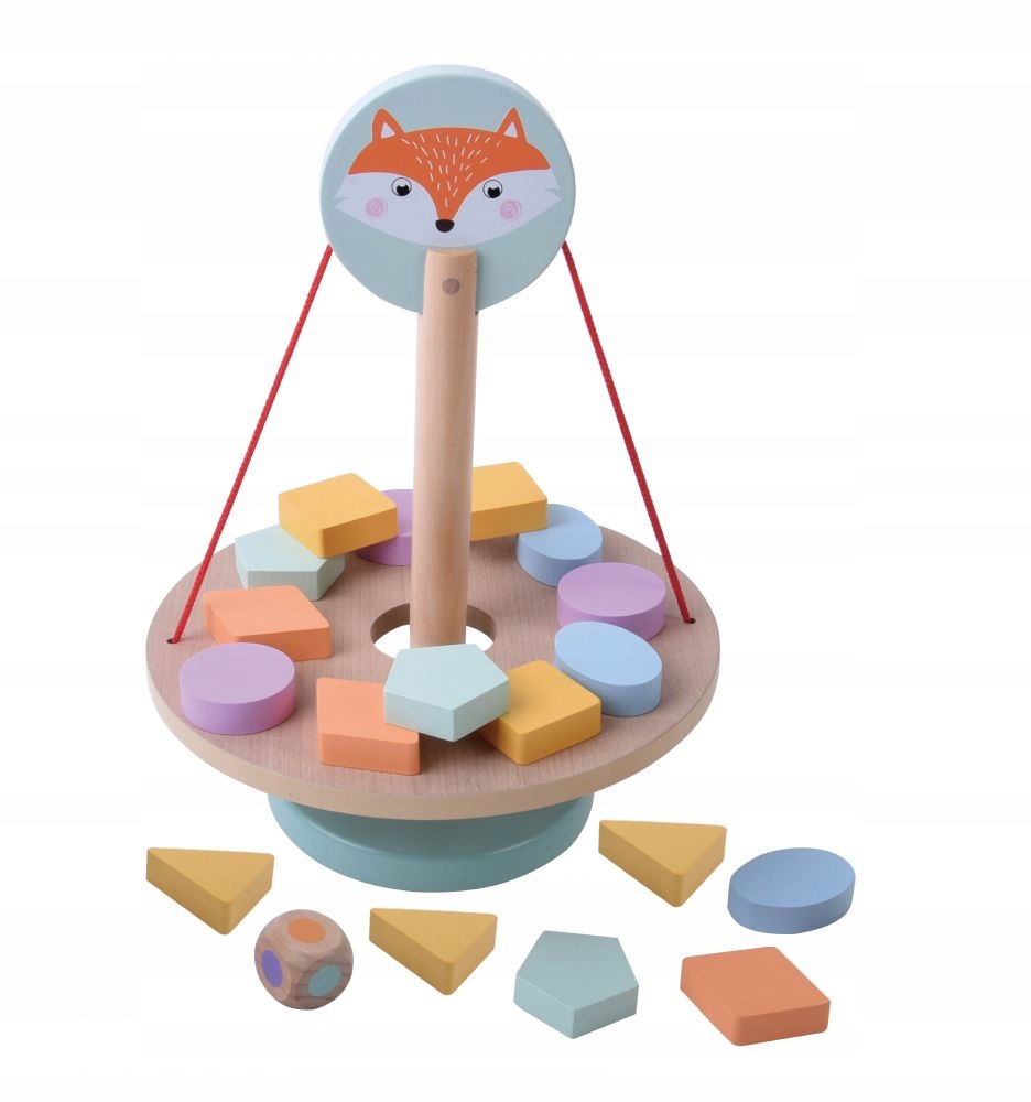 

Drewniana Balansująca Gra Zręcznościowa Z Liskiem