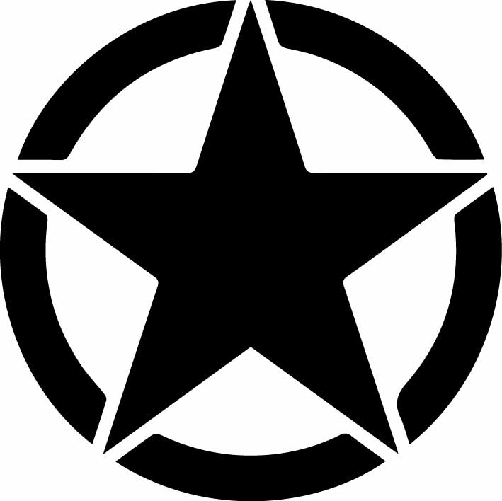 

Naklejka na auto Armia Army Jeep Star Gwiazda