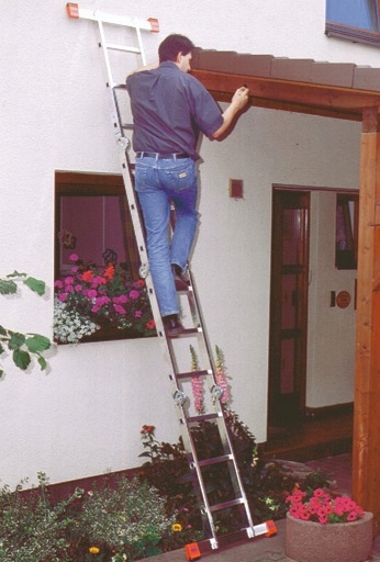 Krause MultiMatic Drabina przegubowa 4x3 + podest Marka Krause