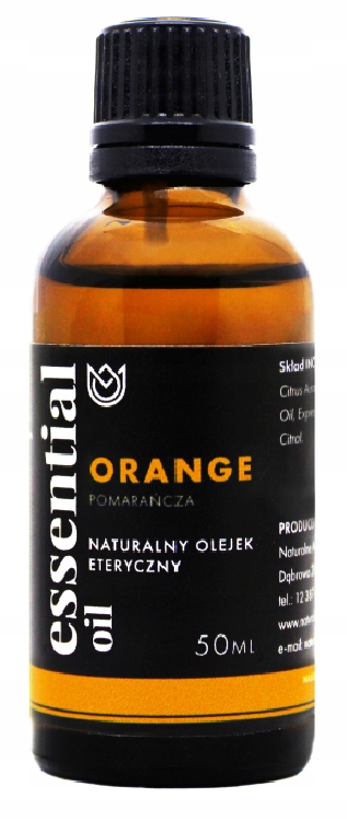 

Naturalny olejek eteryczny Pomarańcza 50ml Premium
