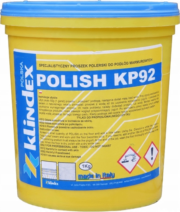 

Klindex Polish KP92 Proszek polerski do marmuru