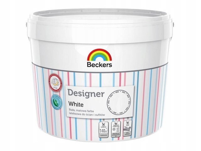 

Farba Do Ścian Beckers Designer White 10L biała