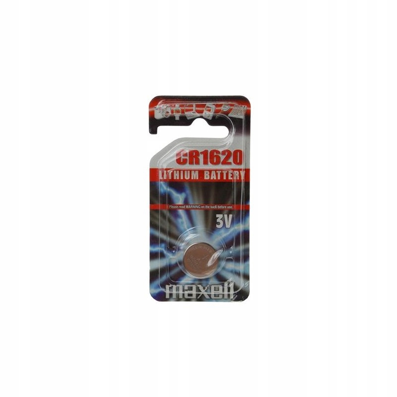 

Bateria litowa Maxell 3V Cr 1620 --- 1 sztuka