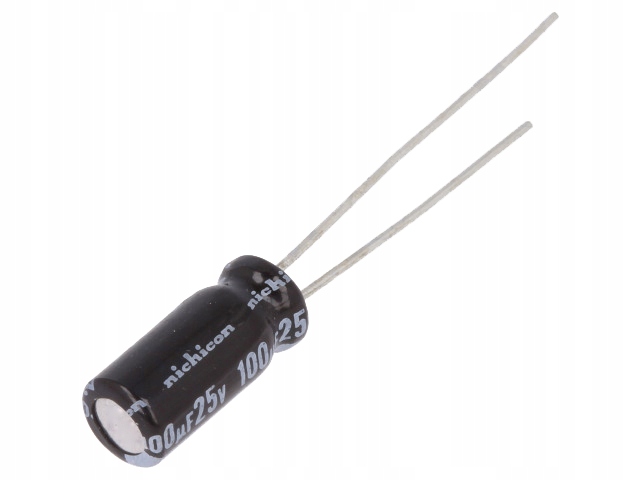 

UVY1E101MDD Kondenstaor 100uF 25VDC 5x11MM E9297