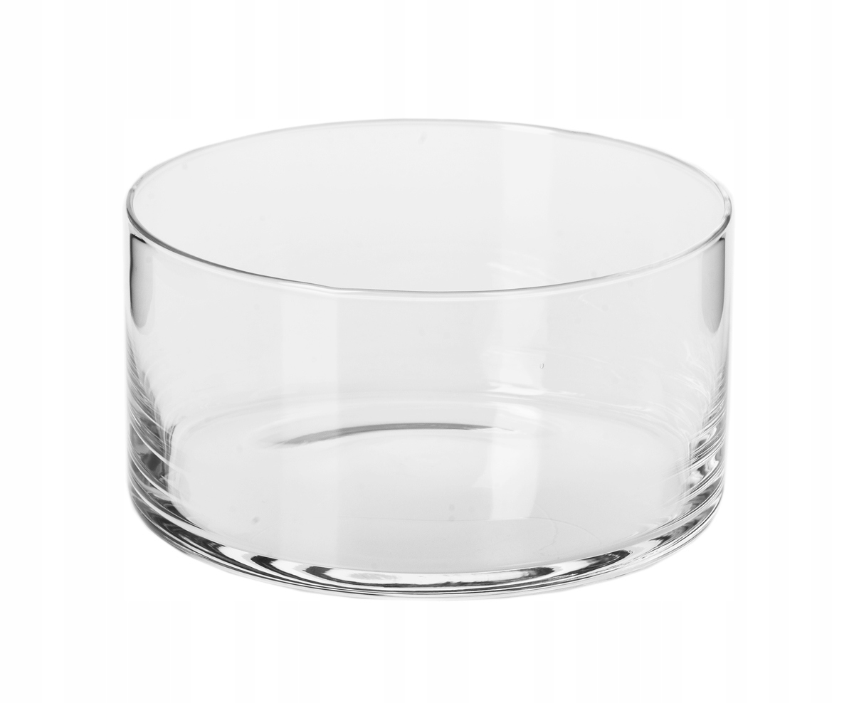 

Prosta salaterka Glamour Krosno 19 cm szklana