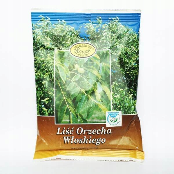 

Orzech włoski Liść 50g Kawon Nadmierne Pocenie