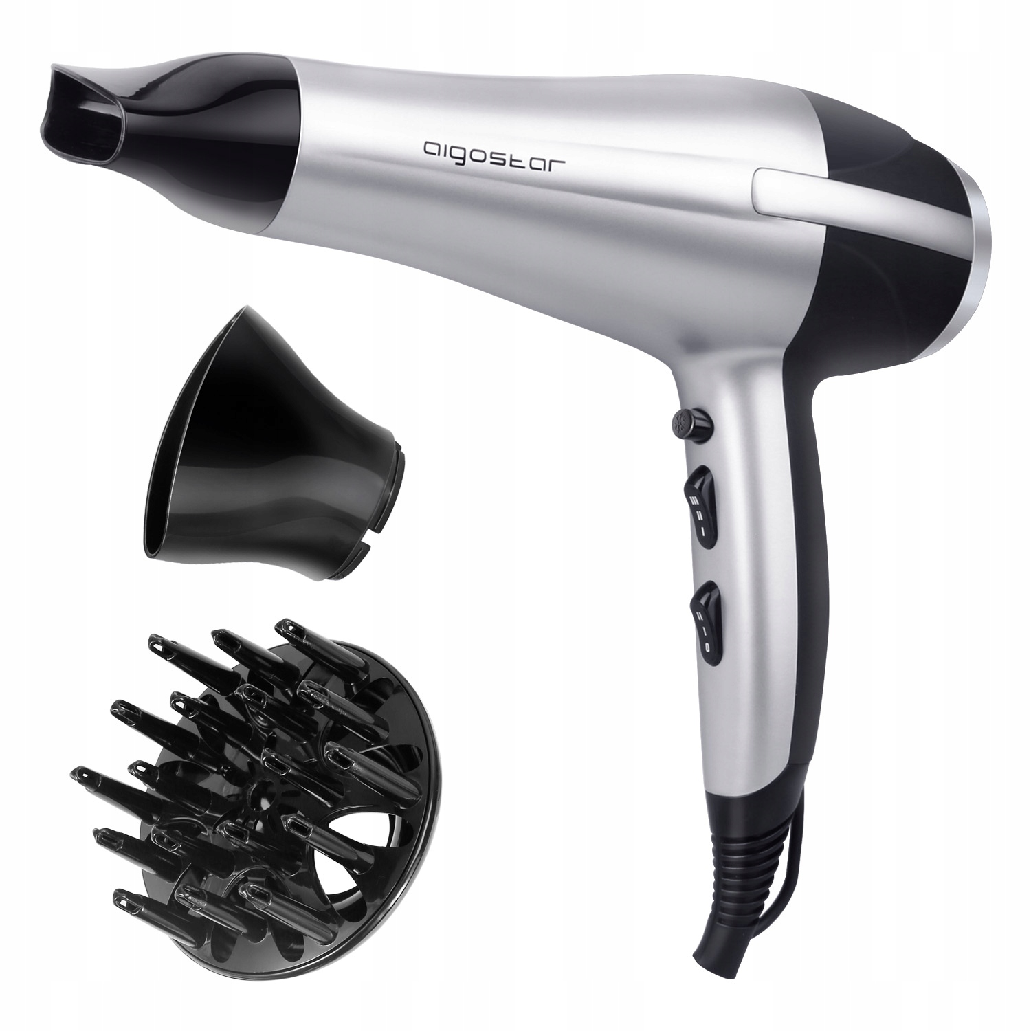 Suszarka 2200W Srebrna Aigostar