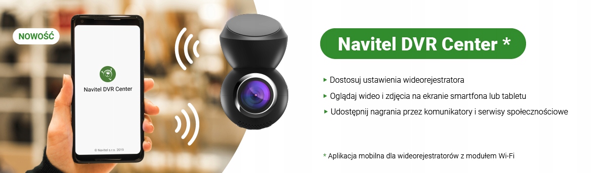 Wideorejestrator NAVITEL R1000 uchwyt Power Supply cigarette lighter socket