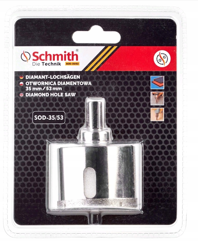 SCHMITH OTWORNICA DIAMENTOWA 45 mm gres płytki EAN (GTIN) 5902004716695