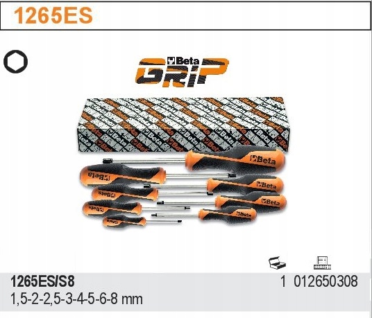 KPL WKRETAKOW Z KONC TRZP 6 K 8 SZT BETA 1265ES S8 Number of Elements sets