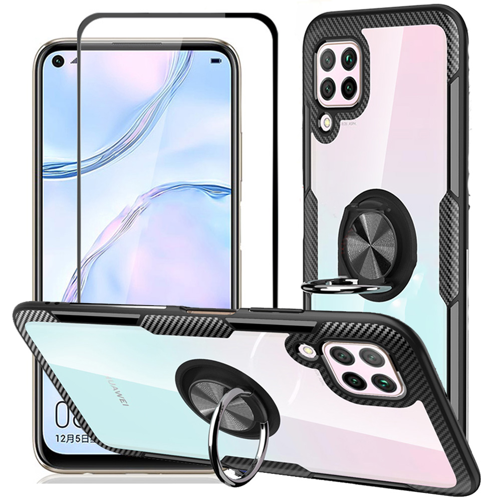 

Etui Case Ring Holder Do Huawei P40 Lite + Szkło
