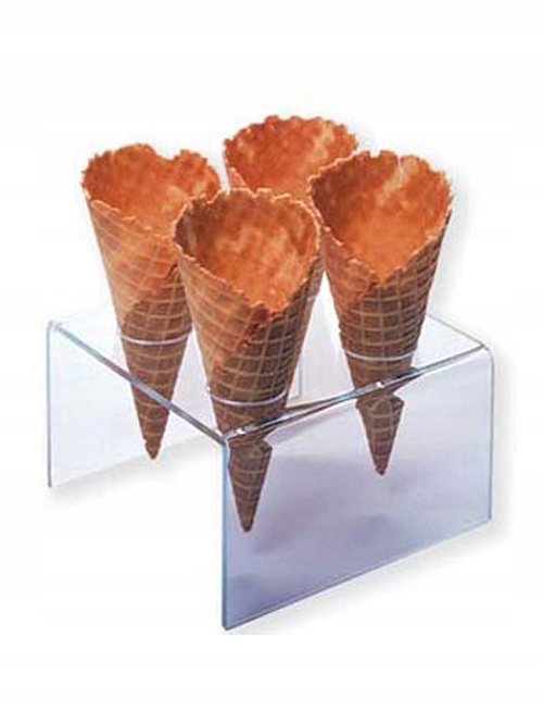 Stojak podajnik na wafle do lodów 4 otwory Kod producenta 0198ICK