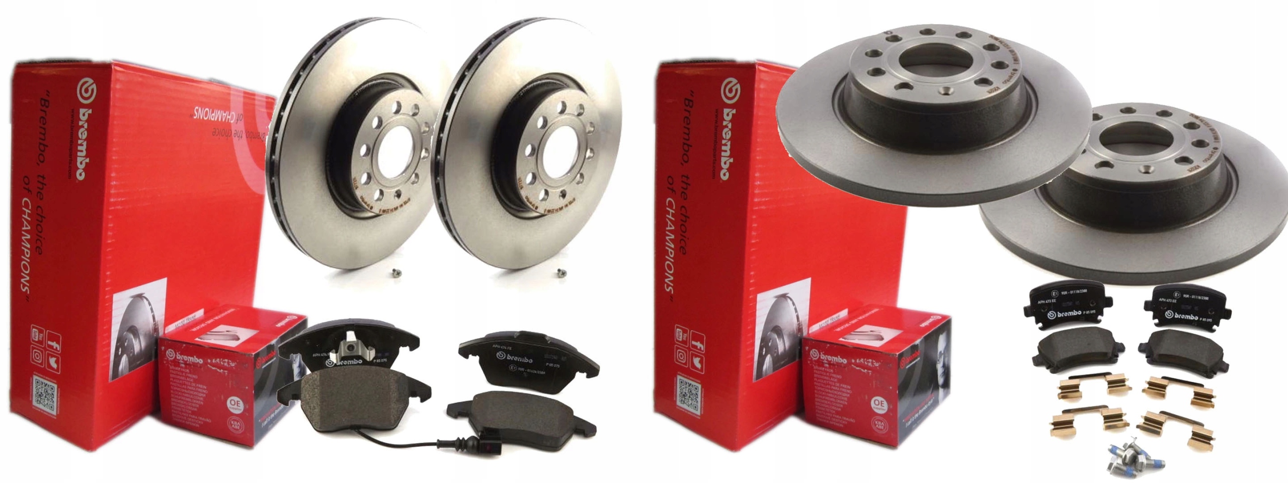 Диски Brembo передні задні PASSAT B6 B7 CC 312