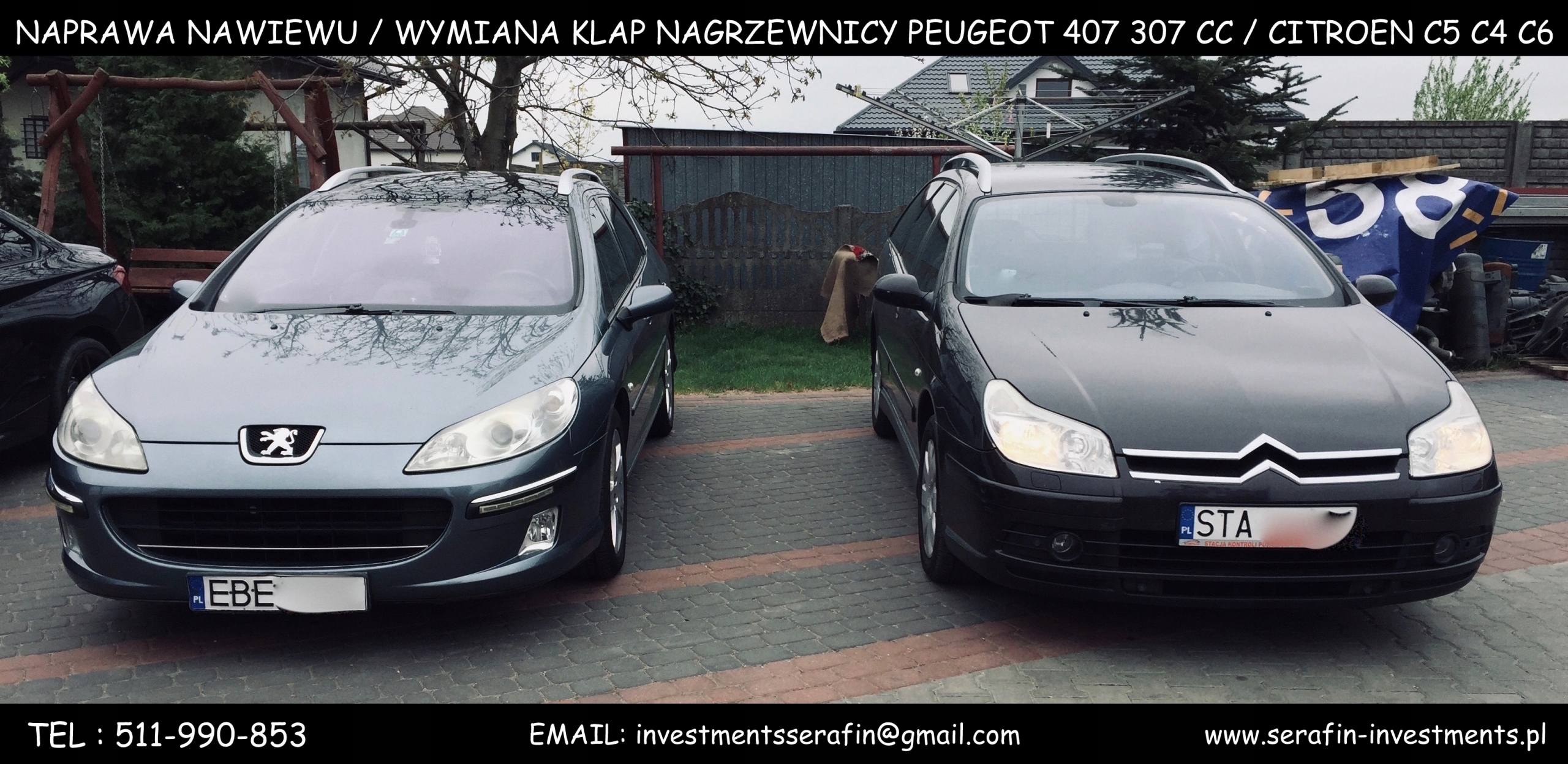 Naprawa 407 C5 Klapki Klapy Nawiewu Peugeot Citroe 7502679276 - Allegro.pl