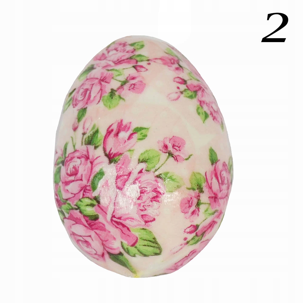 Wielkanocne Jajko Świąteczne Jajka Decoupage Kolor dominujący wielokolorowy