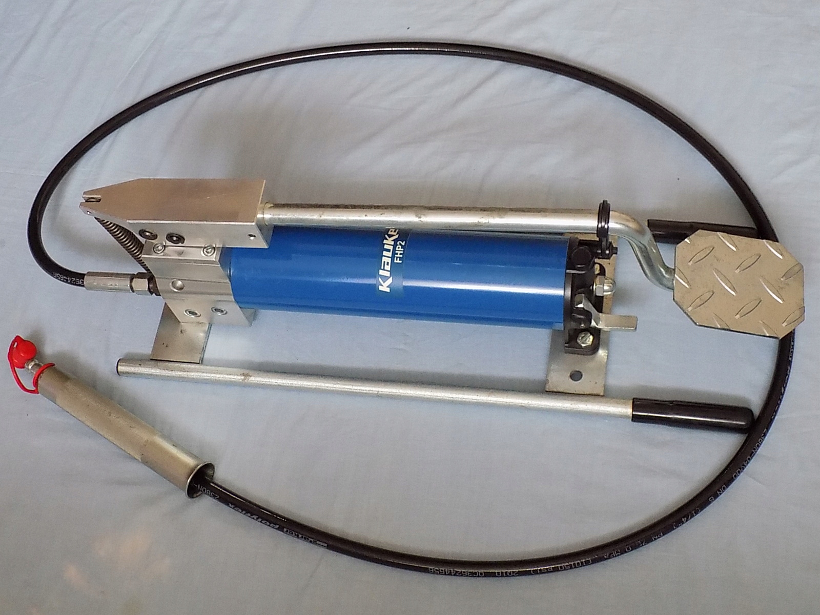 Hydrauliczna pompa nożna napęd na sprężone powietrze 700bar objętość oleju W0037 