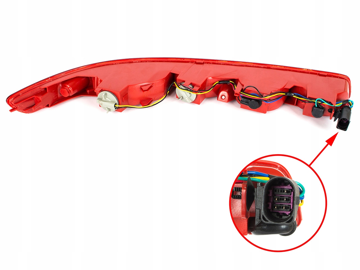 LAMPA PRZECIWMGIELNA TYLNA PRAWA do Audi Q7 05-15 Strona zabudowy prawa
