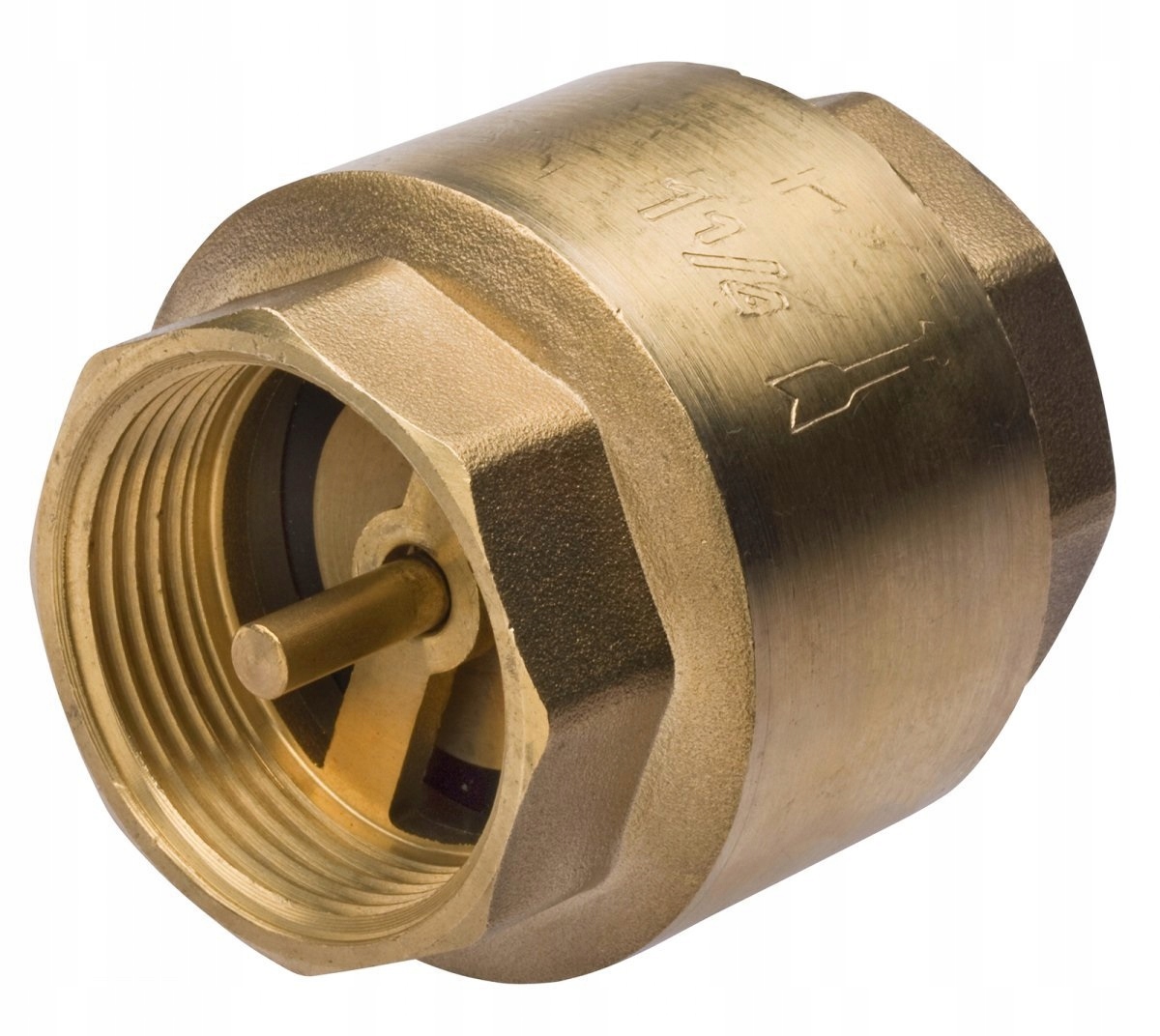 Zawór zwrotny 1" z bolcem GRZYBKIEM mosiężnym