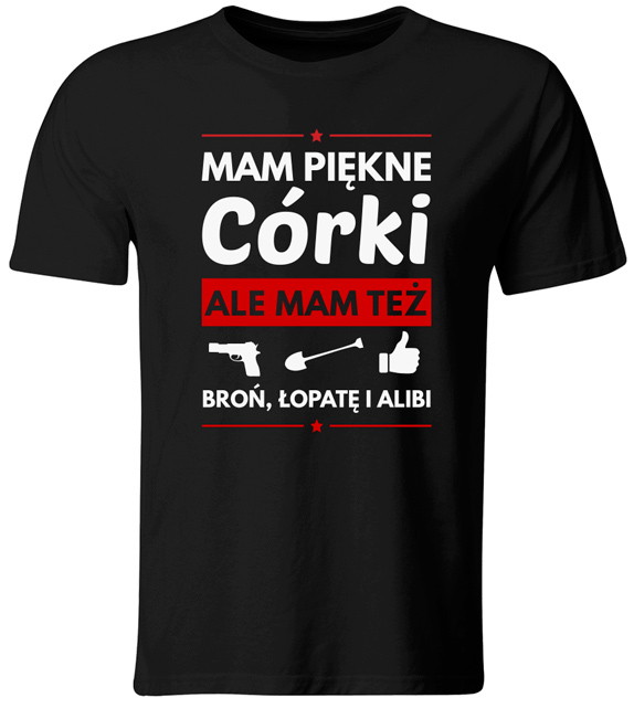 

Koszulka Mam Piękne Córki Dzień Ojca L