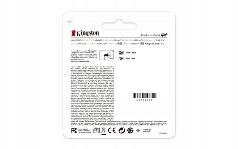 Karta pamięci Kingston micro SD SDXC 64GB UHS Producent Kingston
