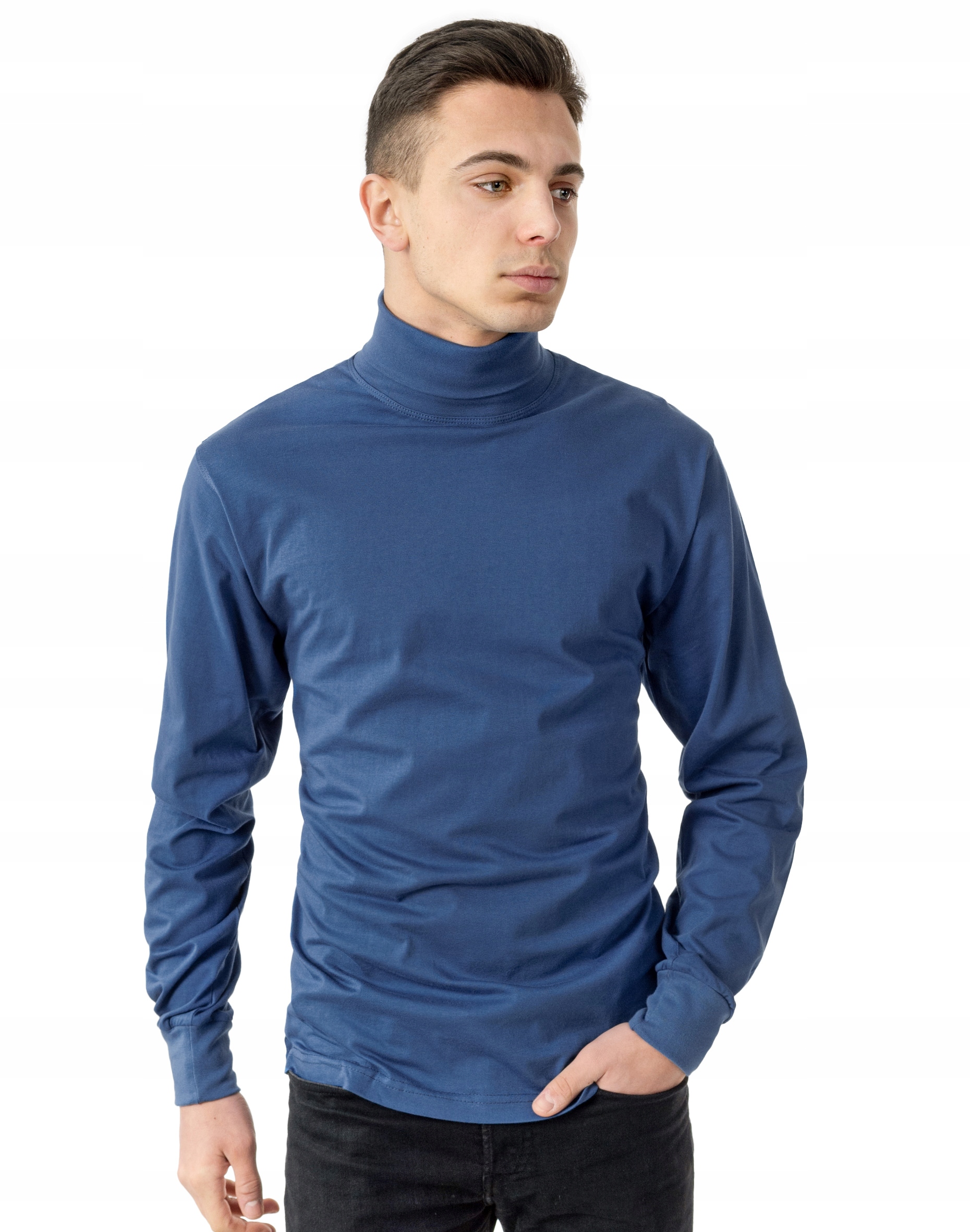 

Golf Męski cienki sweter Arek XXL niebie
