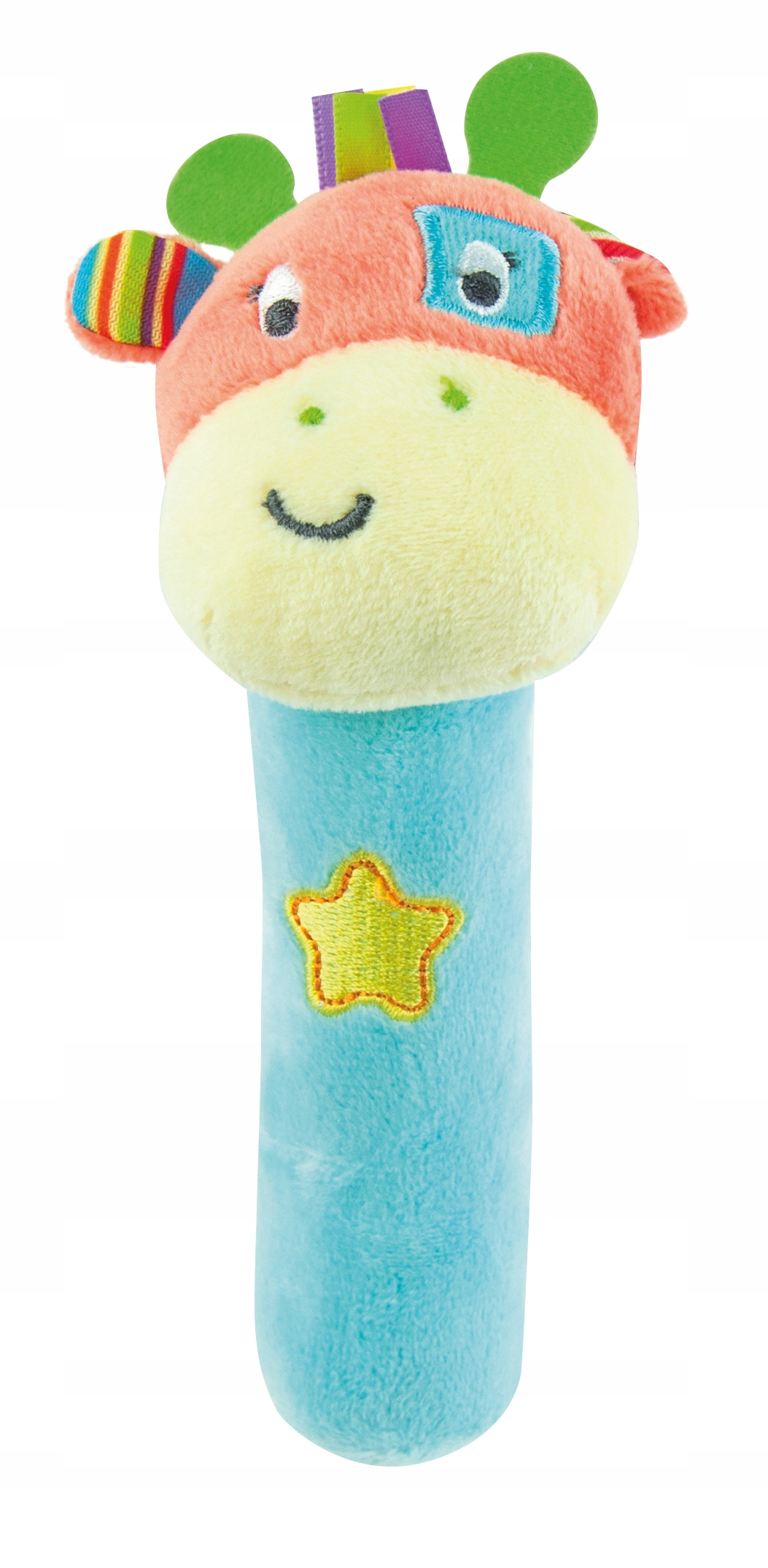 MIĘKKA GRZECHOTKA DLA DZIECI ZABAWKA PISZCZEK ZWIERZAKI SMILY PLAY 3m+ EAN (GTIN) 5905375817886