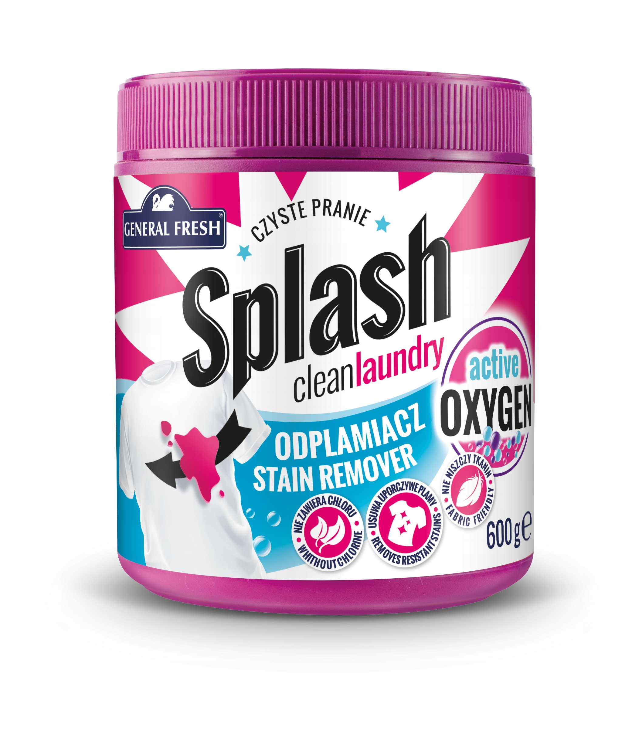 

General Fresh odplamiacz do tkanin Splash-600g!