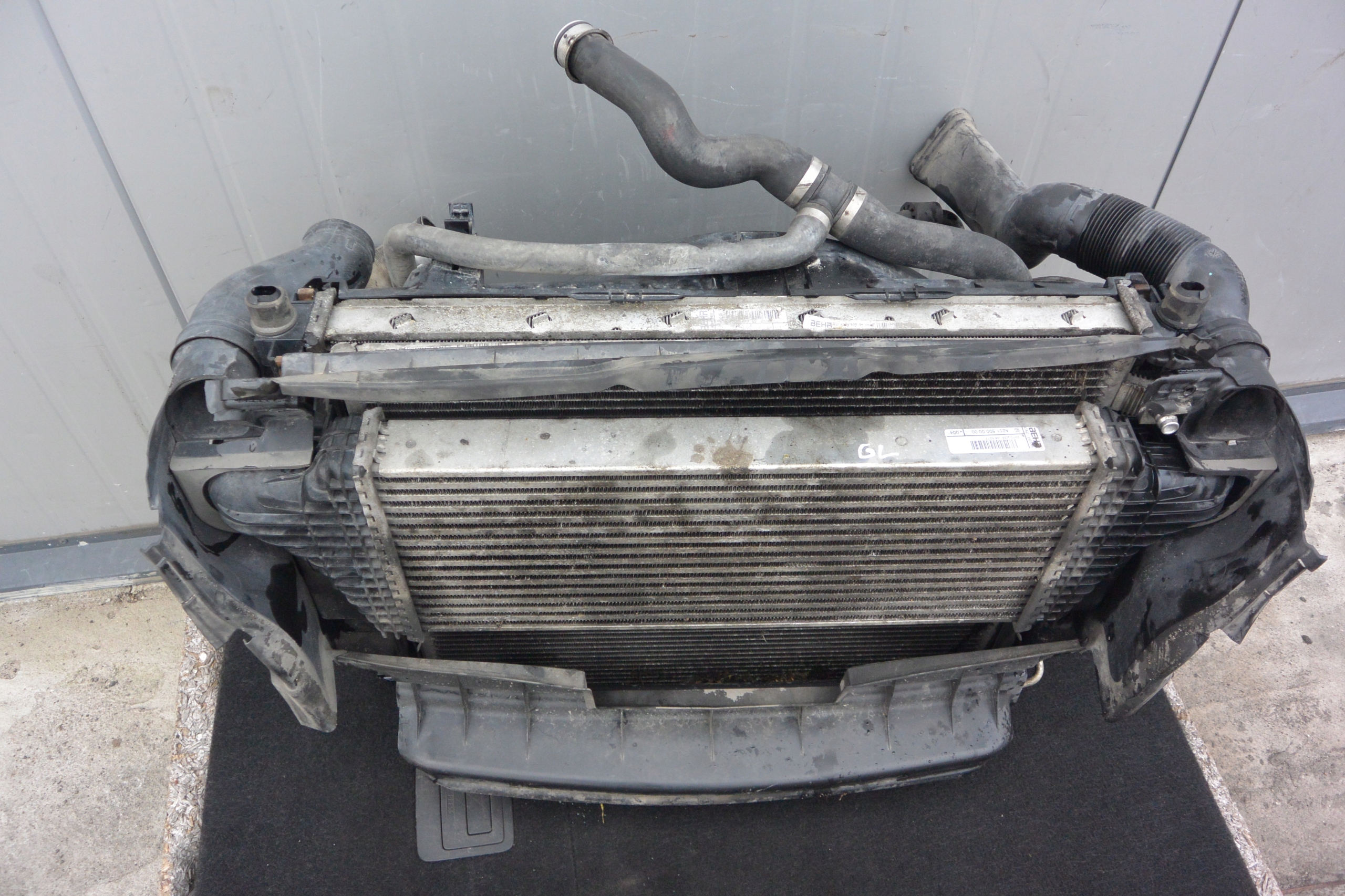 A1645001900 Радиатор интеркулера, Mercedes ML W164 2005-2011 2007 купить бу в Кр