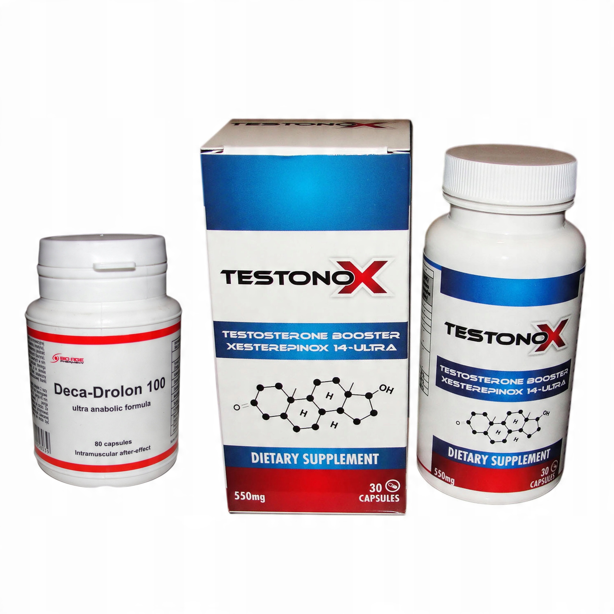 

Testonox + Deca Hgh metanabol Dobry Zestaw na Masę