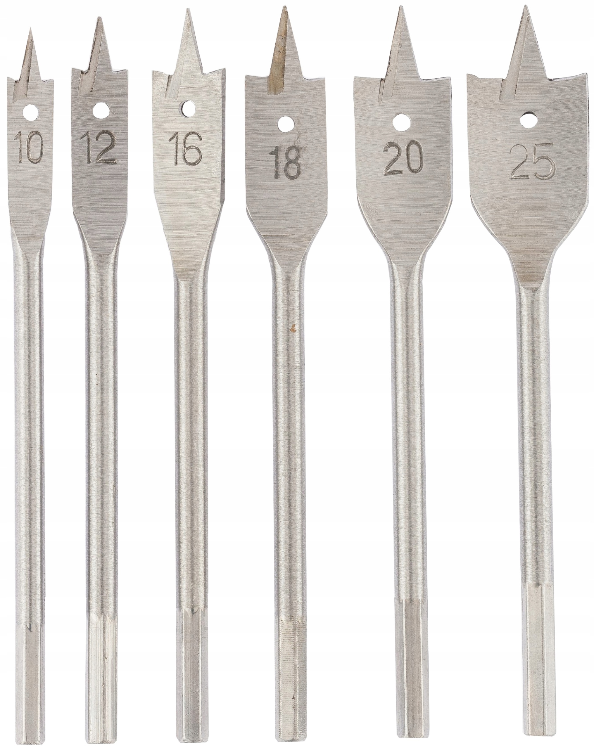 

Zestaw Wierteł Łopatkowych Do Drewna 6szt.