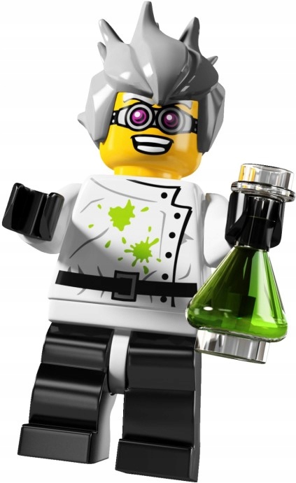 Lego Minifigurka Seria 4 Szalony Naukowiec 8804