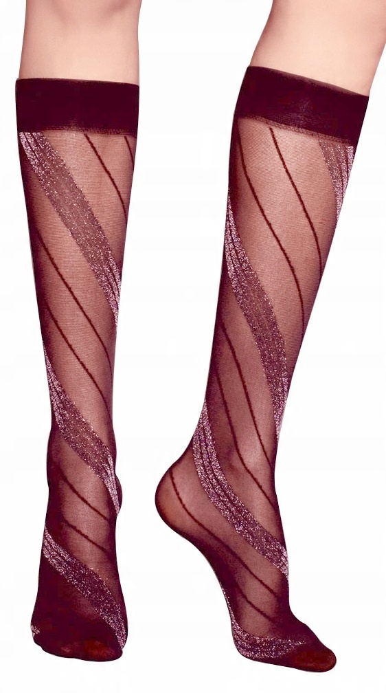

podkolanówki Veneziana Spiga Lurex 20 den