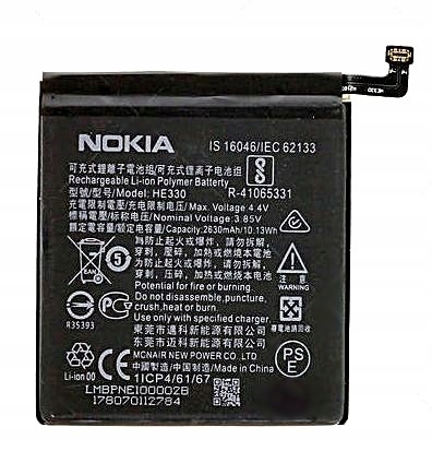 NOWA ORYGINALNA BATERIA NOKIA HE330 330 2600mAh