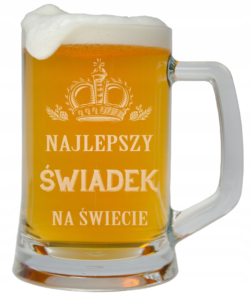 

Kufel Do Piwa Grawer Podziękowania Dla Świadka