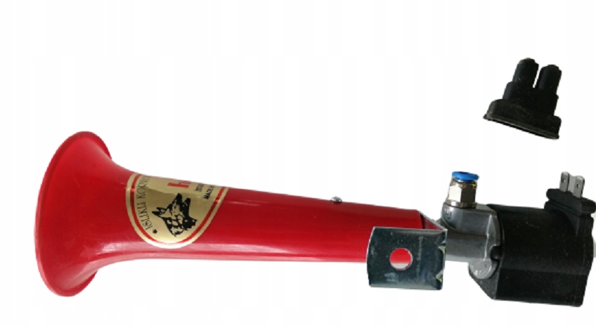 Fanfara Sygnał Pneumatyczny TURECKI 24V GWIZDEK + przycisk +red6/8 Stan opakowania oryginalne