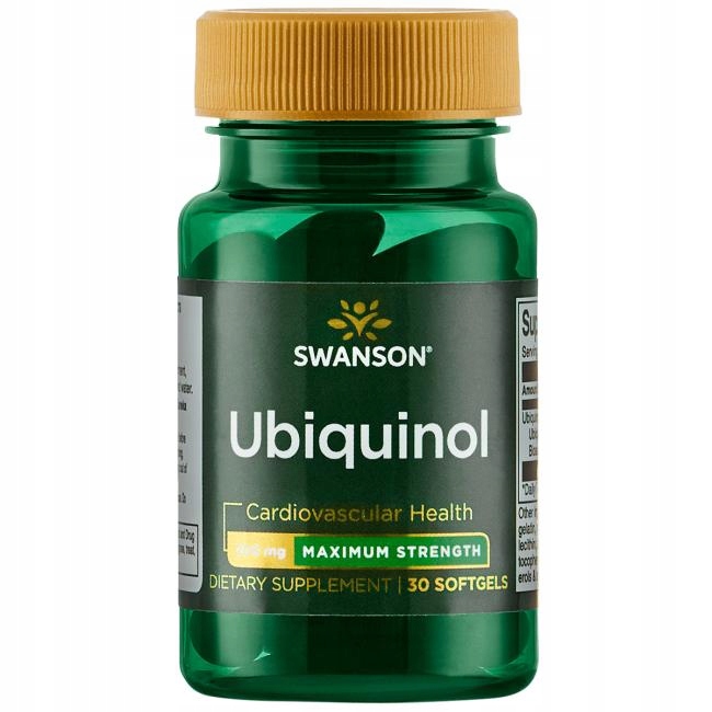Swanson Ubiquinol Q10 200mg Ubichinol Antyoksydant