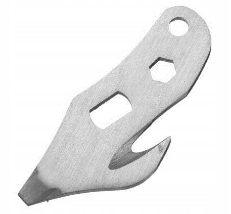 BRELOK MULTITOOL 5w1 NÓŻ KLUCZ DO BUTLI TLEN. O2