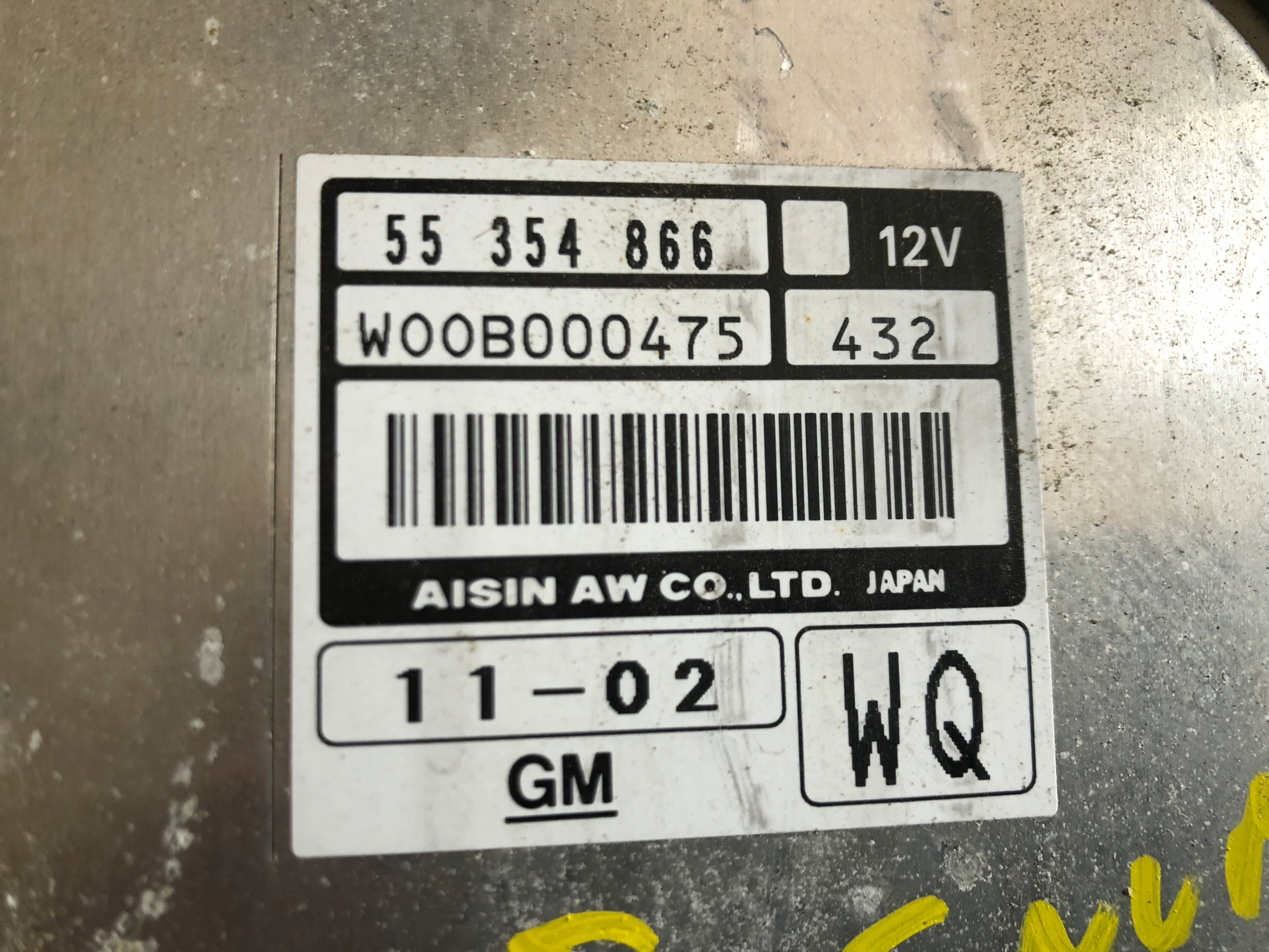 OPEL SIGNUM 3.0 CDTI 55354866 WQ STEROWNIK SKRZYNI Producent części Opel OE