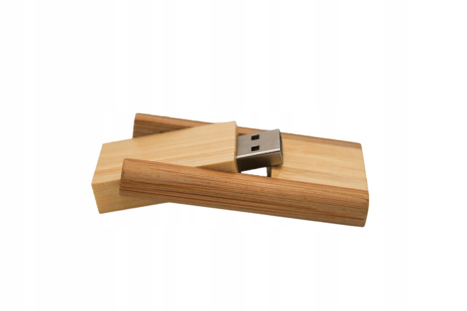 16 GB Ruchomy Drewniany pendrive Kolor brązowy