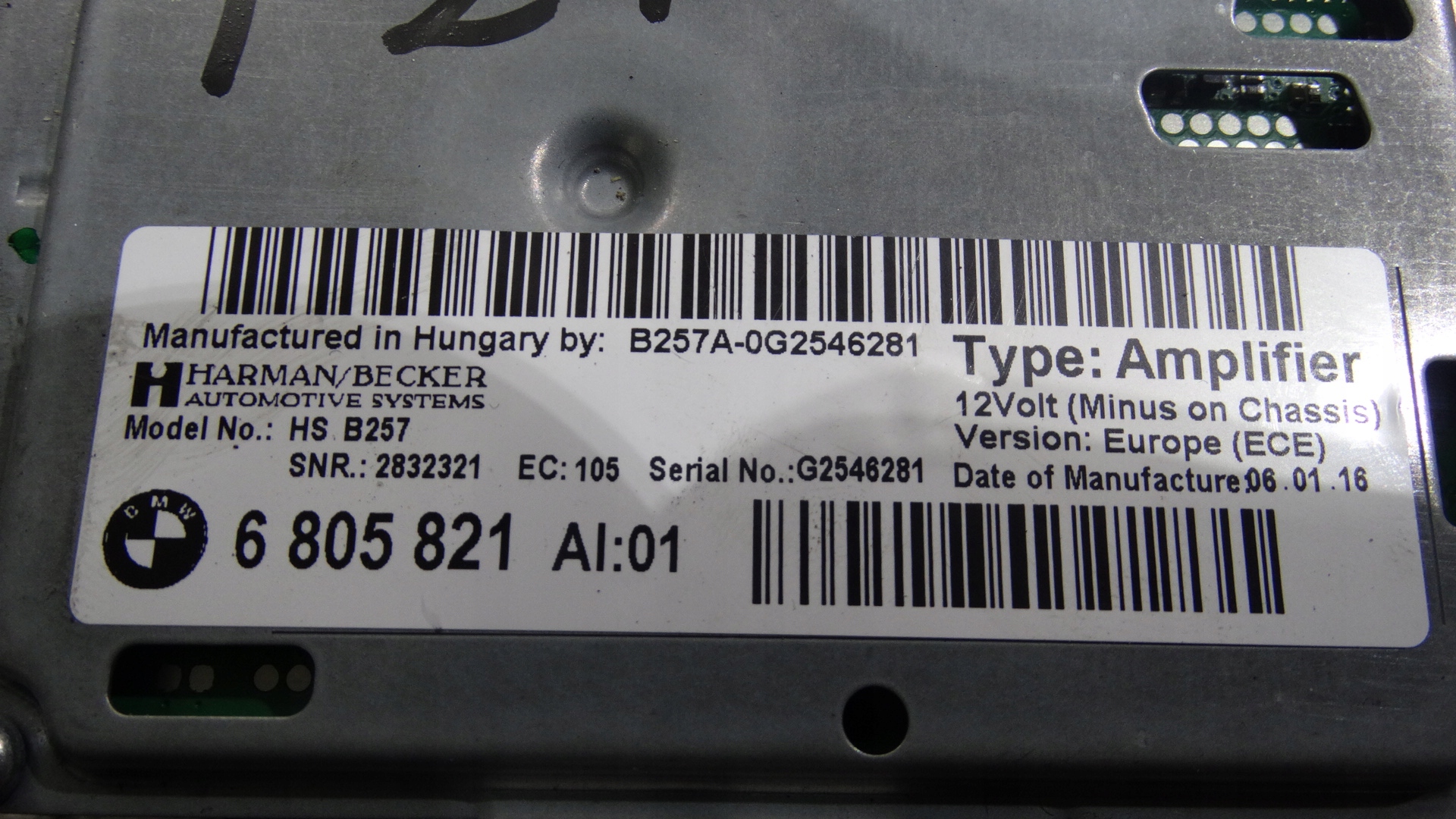 IDEALNY control unit ACTIVE SOUND design BMW F20 F21 1 9