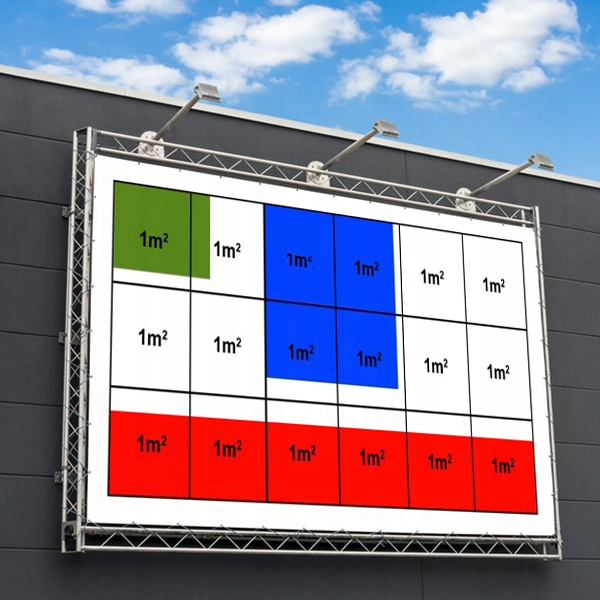 Baner Reklamowy ODBLASKOWY 1m2 EAN (GTIN) 5907769890796