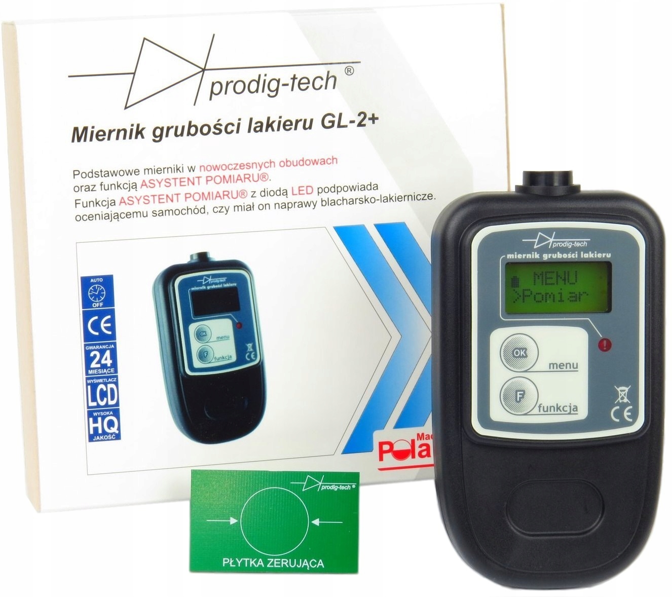 

Miernik, tester grubości lakieru GL-2+