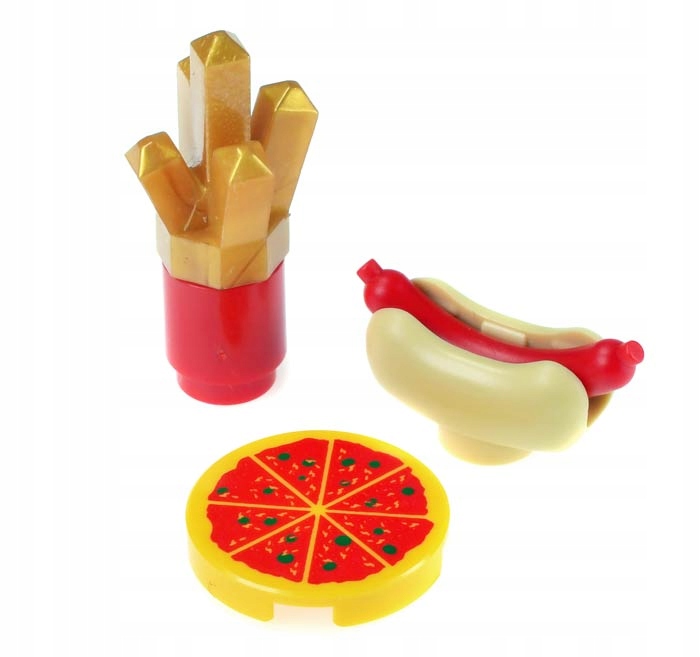 

Lego Jedzenie pizza frytki hot dog