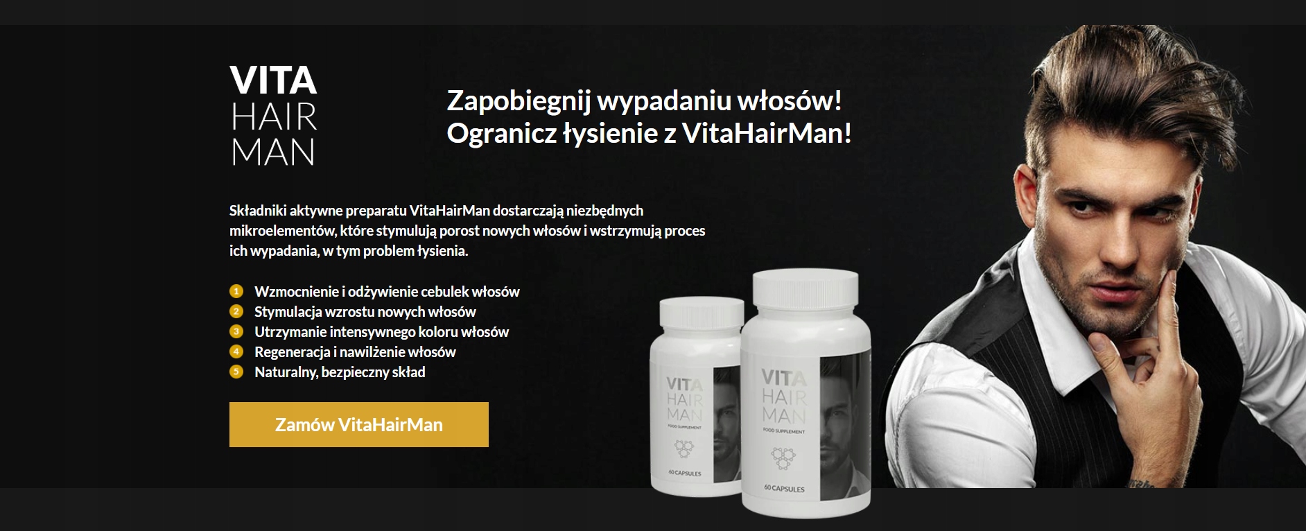 VITAHAIRMAN - STYMULACJA WZROSTU NOWYCH WŁOSÓW EAN (GTIN) 5906874946329