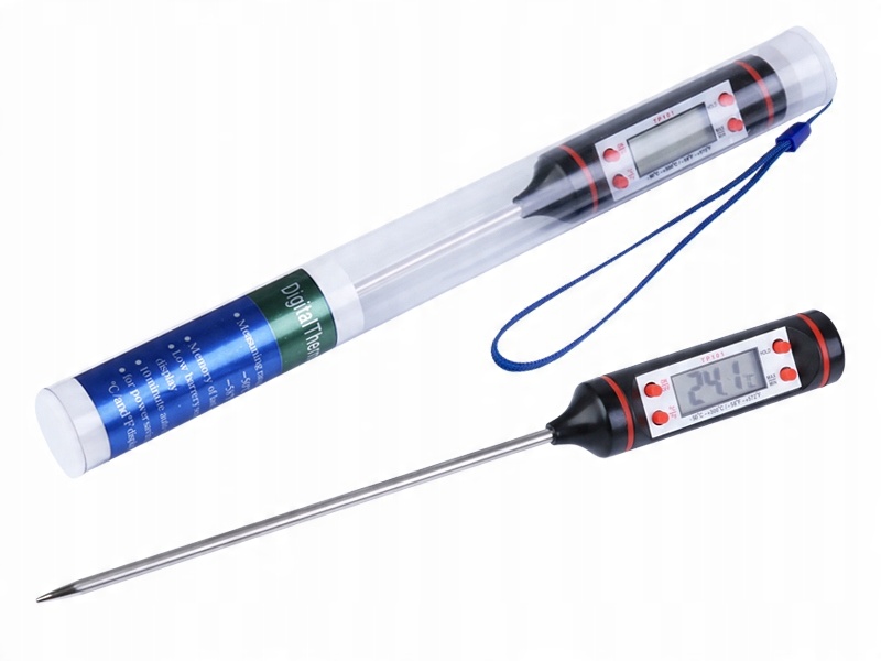 

Termometr szpilkowy sonda z LCD igła 235mm Duży