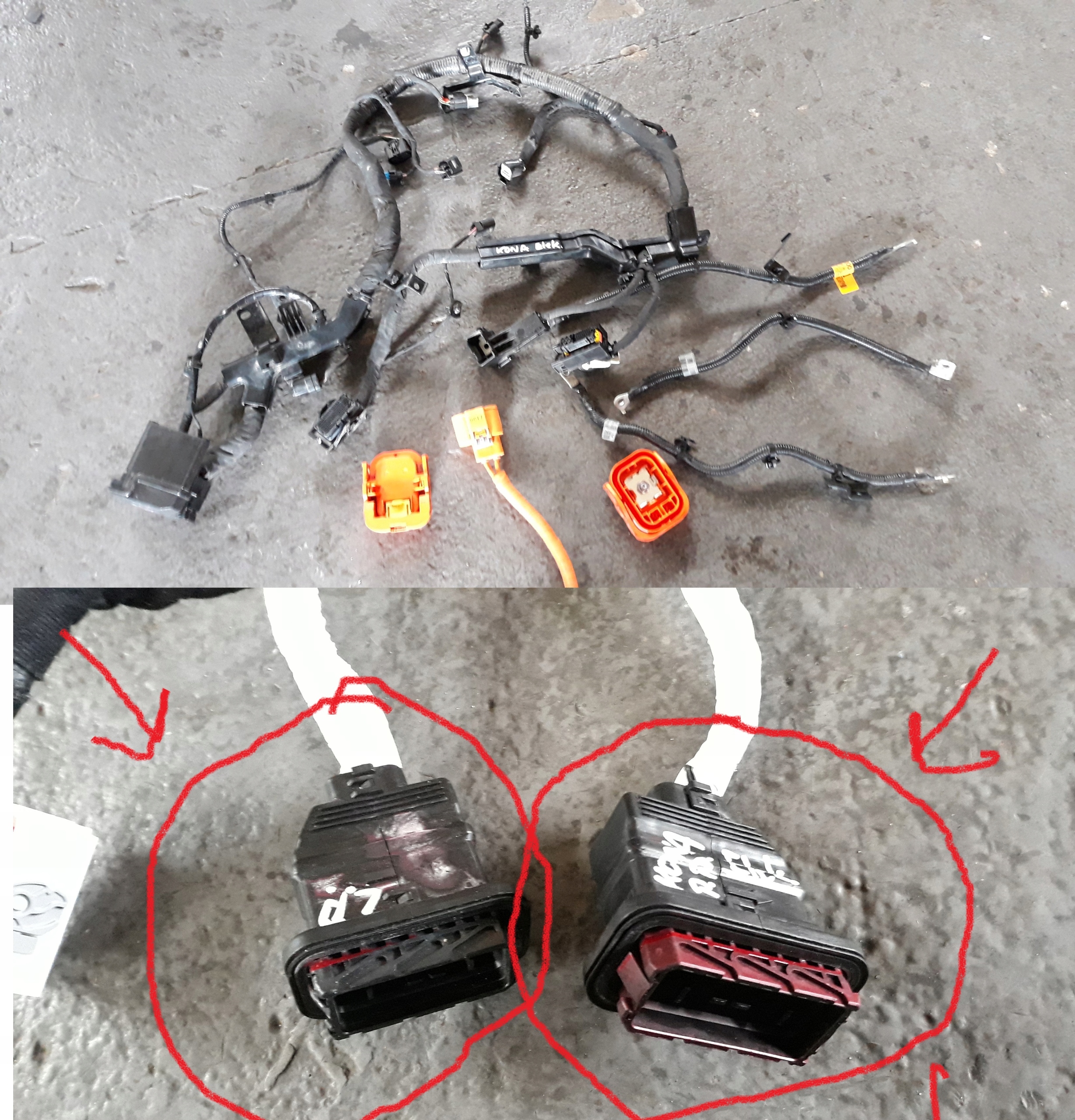 HYUNDAI KONA 2019 ELECTRIC KOSTKA WIAZKI SLUPKA